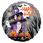 Standard Halloween Haunted House Foil Balloon S40 Packaged 43 cm
