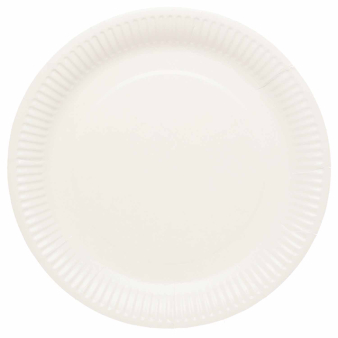 8 Plates Coconut Round Paper 23cm 8 Plates Coconut Round Paper 23cm