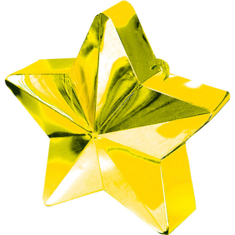 Balloon Weight Star Gold 150 g / 5.3 oz Balloon Weight Star Gold 150 g / 5.3 oz