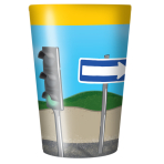 4 Cups Construction Party Plastic Reusable 430 ml