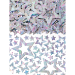 Confetti Star Shimmer Silver Foil 14 g
