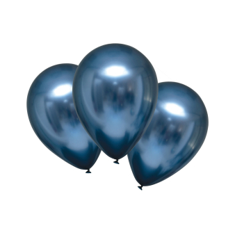6 Latex Balloons Satin Luxe Azure 27.5cm/11"
