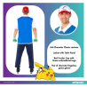 Adult Costume Pokemon Ash Plus