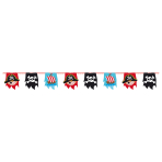 Pennant Banner Pirate Plastic 400 x 16 cm