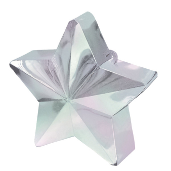 Balloon Weight Star Iridescent150 g / 5.3 oz Balloon Weight Star Iridescent150 g / 5.3 oz