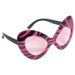 Fun Shades Diva Black & Pink Plastic 15.8 x 7 cm