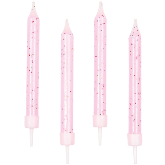 10 Spiral Candles Glitter Height 6.3 cm 10 Spiral Candles Glitter Height 6.3 cm