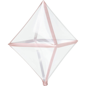 Orbz Anglez Rose Gold Trim Foil Balloon G20 Bulk 38 cm x 63 cm