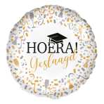 Standard - Hoera Geslaagd! - DUT Foil Balloon RP40 Packaged 45 cm