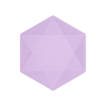 6 plates hexagonal Vert Decor, 20,8x18,1cm, purple 6 plates hexagonal Vert Decor, 20,8x18,1cm, purple