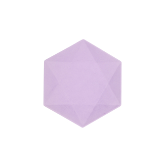 6 plates hexagonal Vert Decor, 15,8 x 13,7cm, purple 6 plates hexagonal Vert Decor, 15,8 x 13,7cm, purple