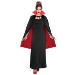 Costume Accessory Reversible Cape With Collar One size