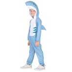 Child Costume White Shark Fleece Onesie Age 3-4 Years