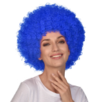 Costume Accessory Afro Wig Blue One Size