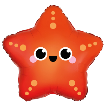 Standard Shape Ocean Buddies Starfish Foil Balloon C50 Packaged 43 cm x 43 cm Standard Shape Ocean Buddies Starfish Foil Balloon C50 Packaged 43 cm x 43 cm