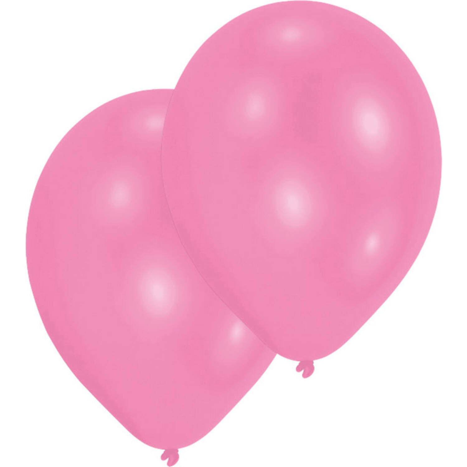 10 Latex Balloons Standard New Pink 27.5 cm / 11"