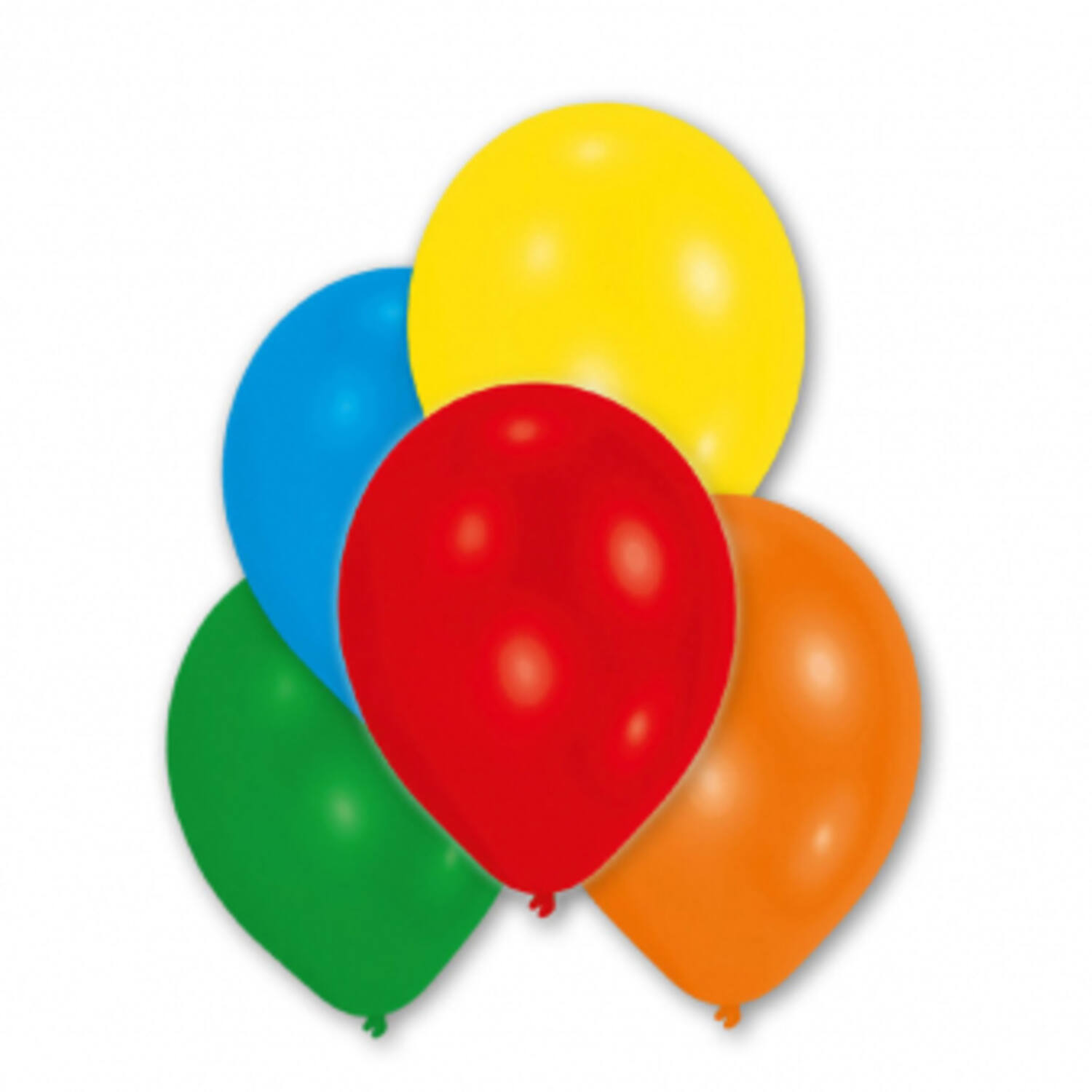 10 Latex Balloons Standard assorted 27.5 cm / 11"