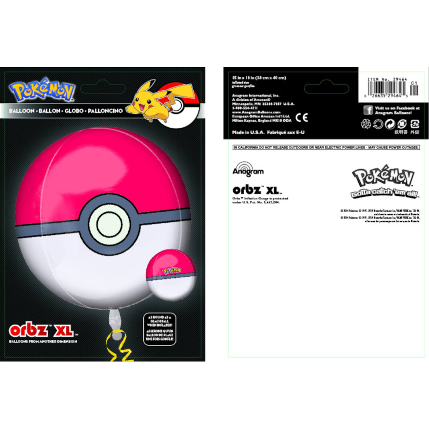 Orbz Pokéball 38x40cm