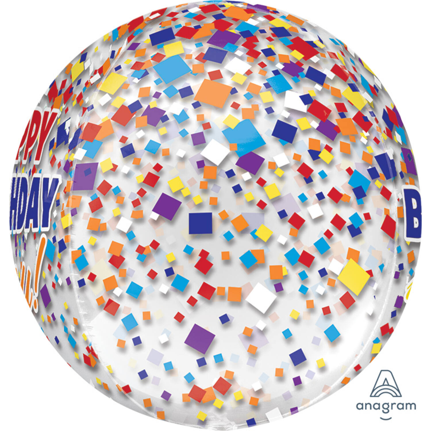 Orbz® - Confetti "HAPPY BIRTHDAY to you" - 38 x 40 cm