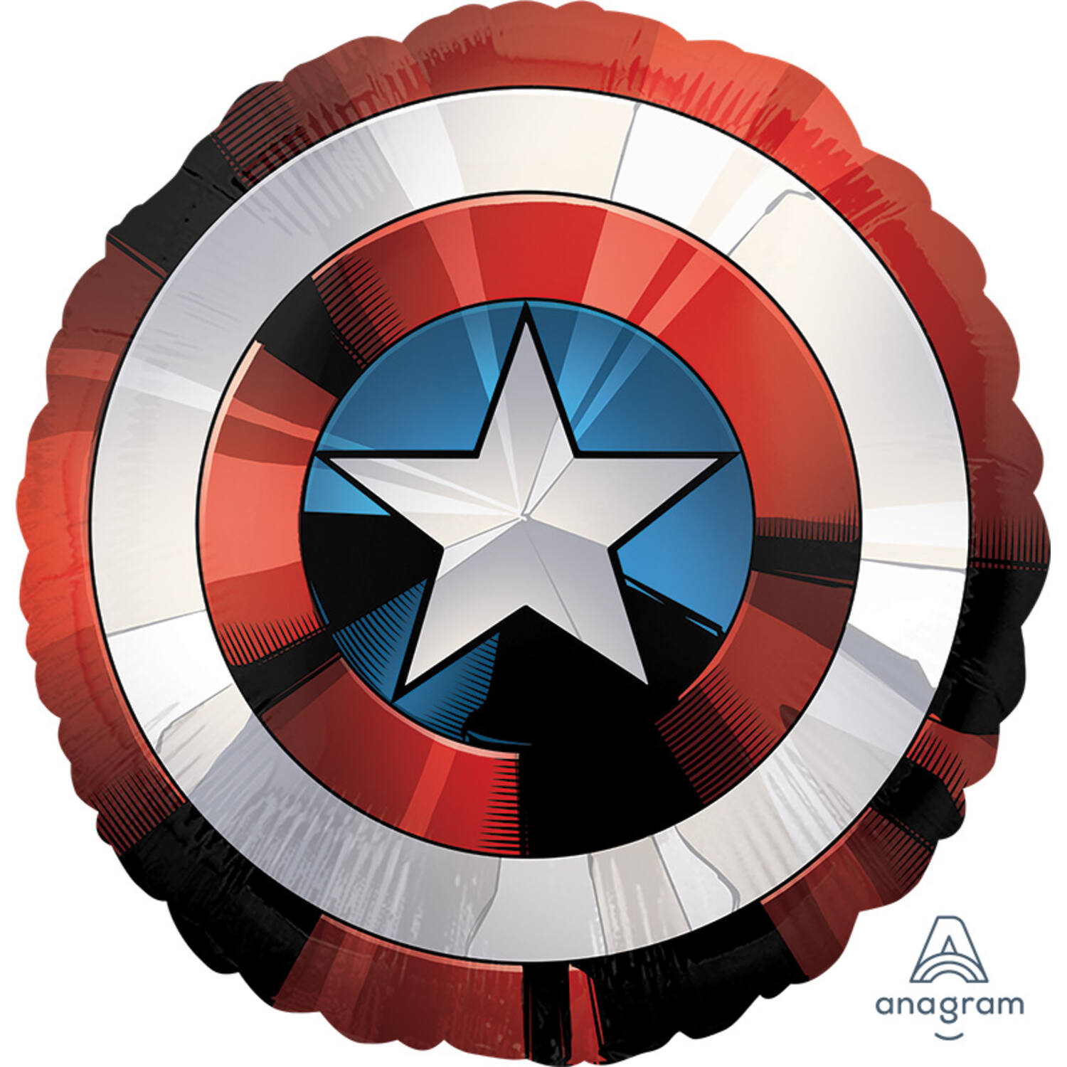 Foil Balloon - Avengers Shield - 71 x 71 cm
