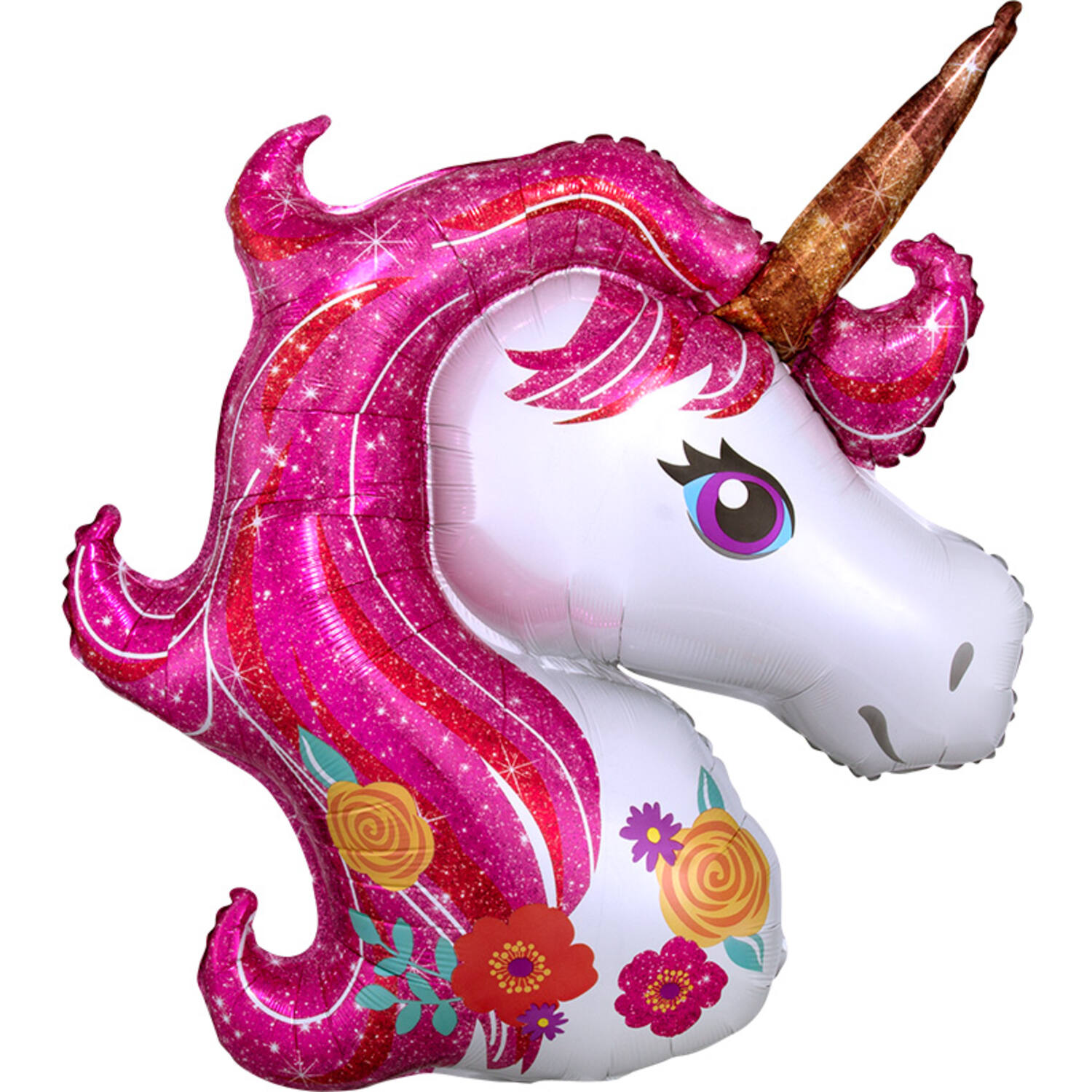 Foil Balloon - Shape - Unicorn - 83 x 73 cm