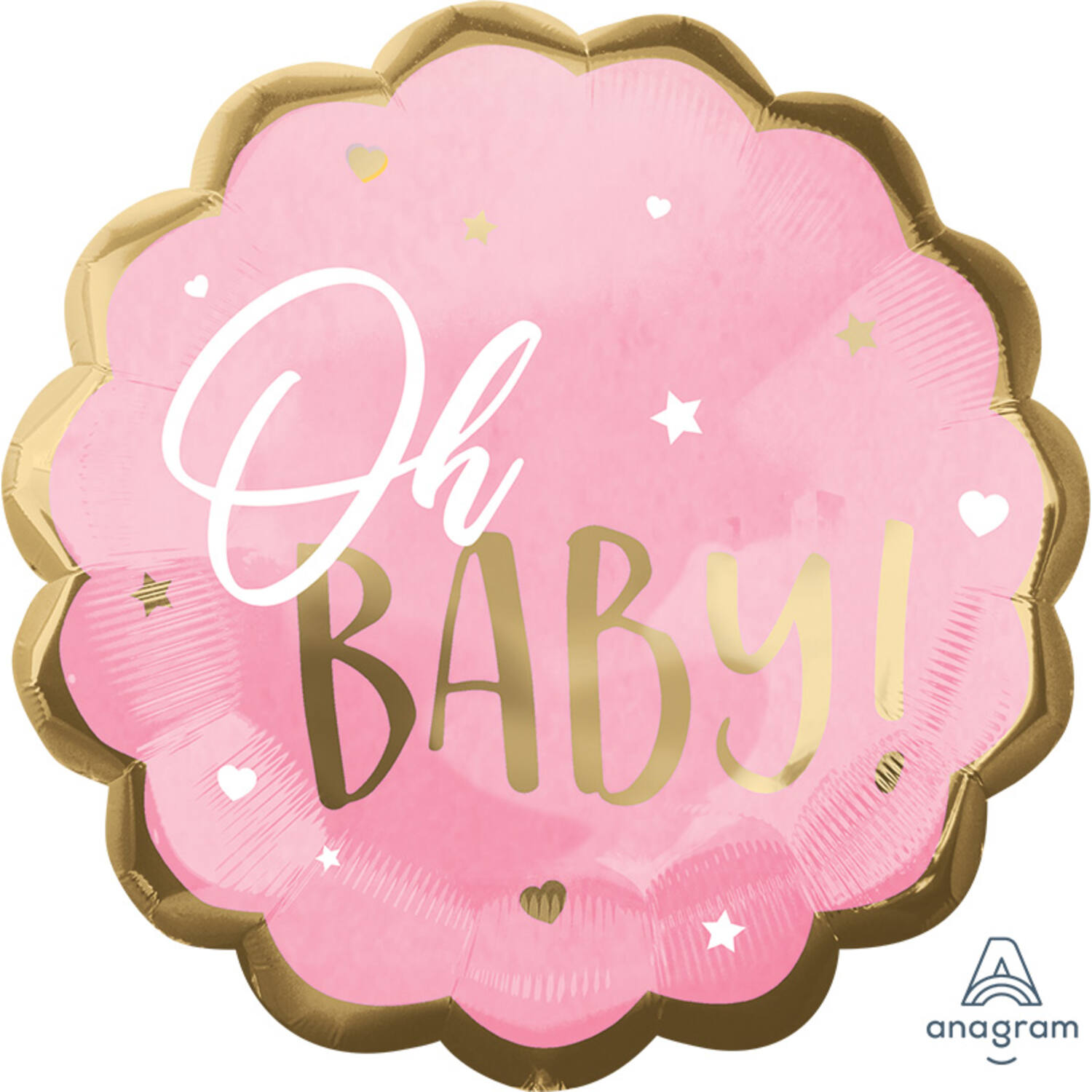 Jumbo Pink Baby Girl 55x55cm