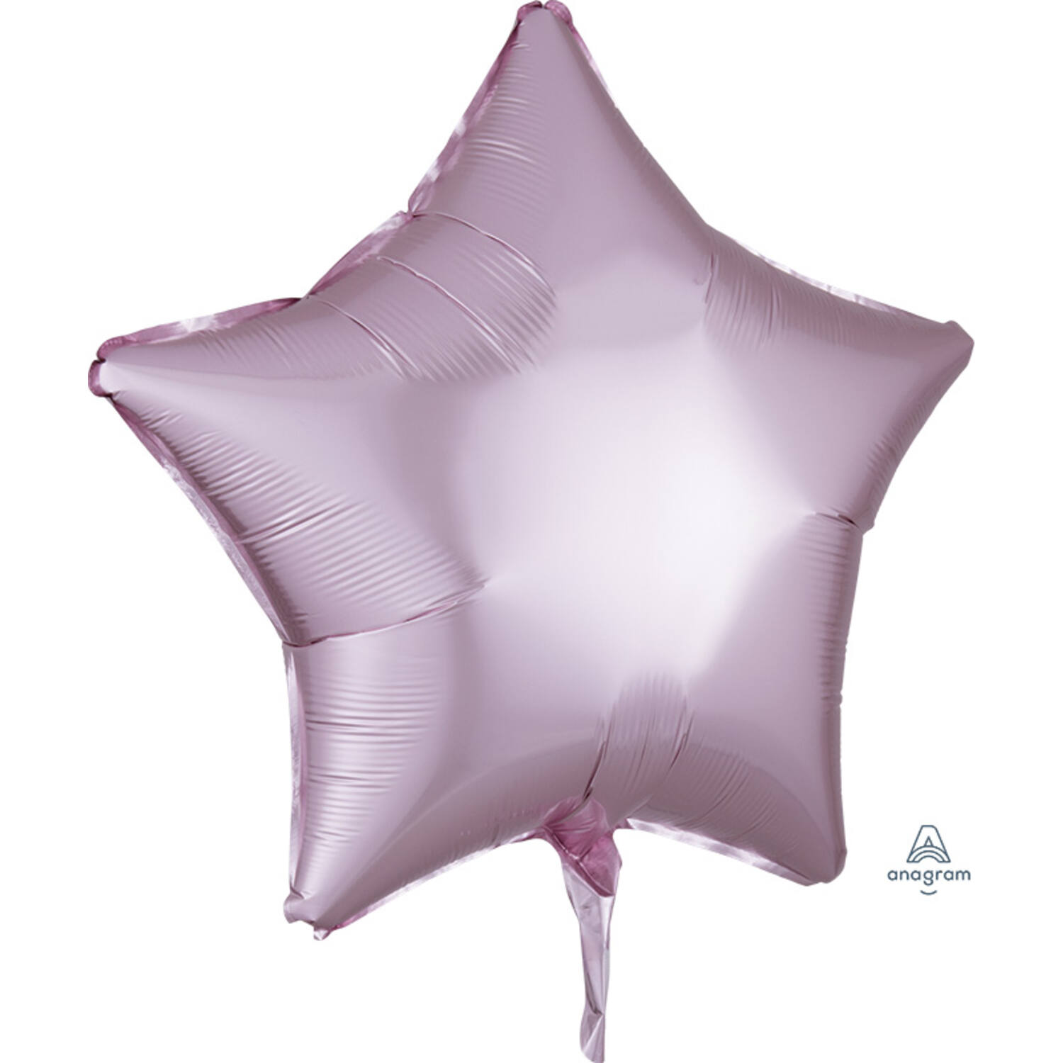 Foil Balloon - Shape - Star - Pastel Pink - Satin Luxe- 45 cm