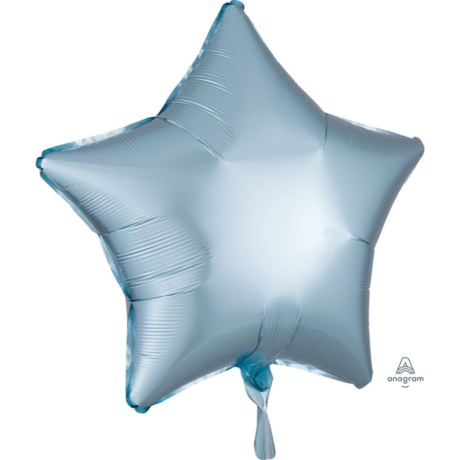 Foil Balloon - Shape - Star - Pastel Blue - Satin Luxe - 45 cm