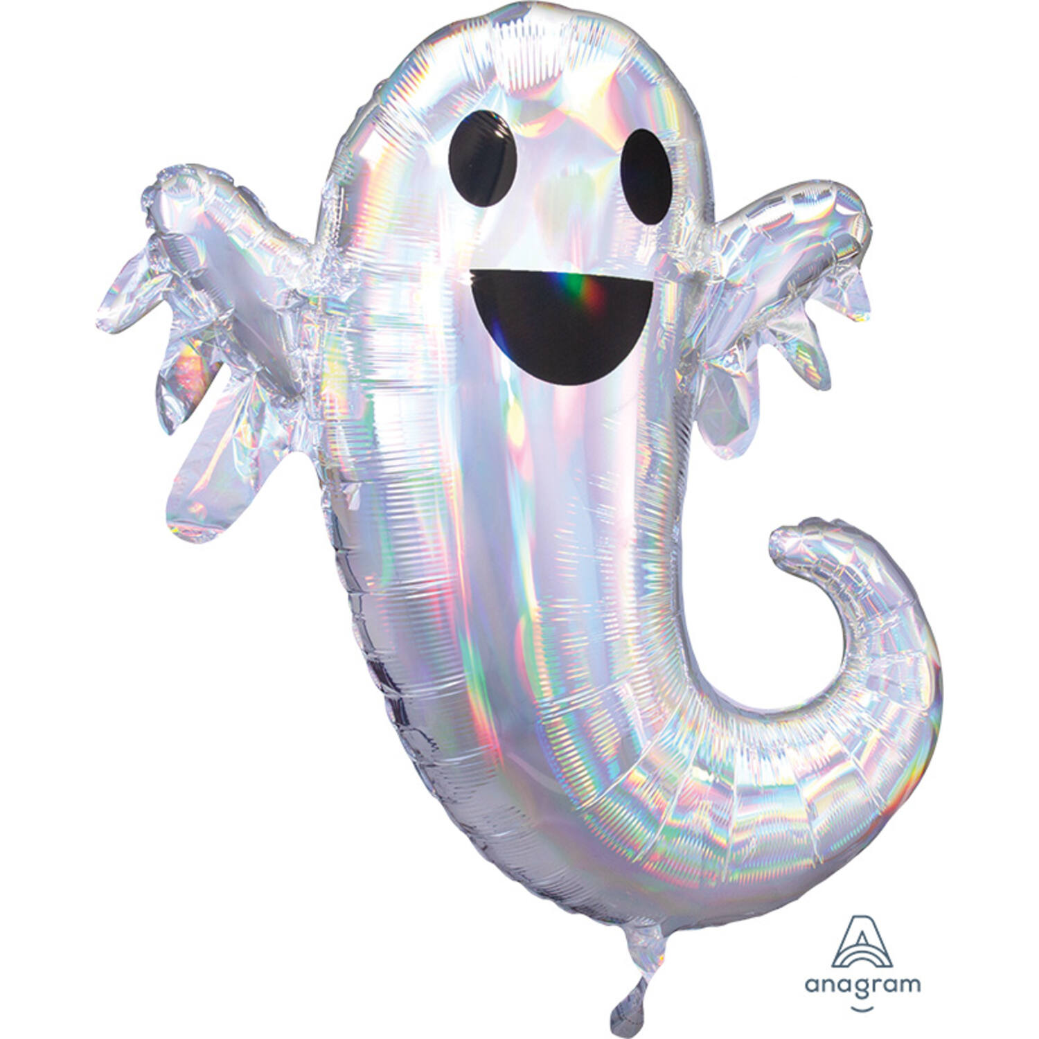 Foil Balloon - Ghost - Holographic Iridescent