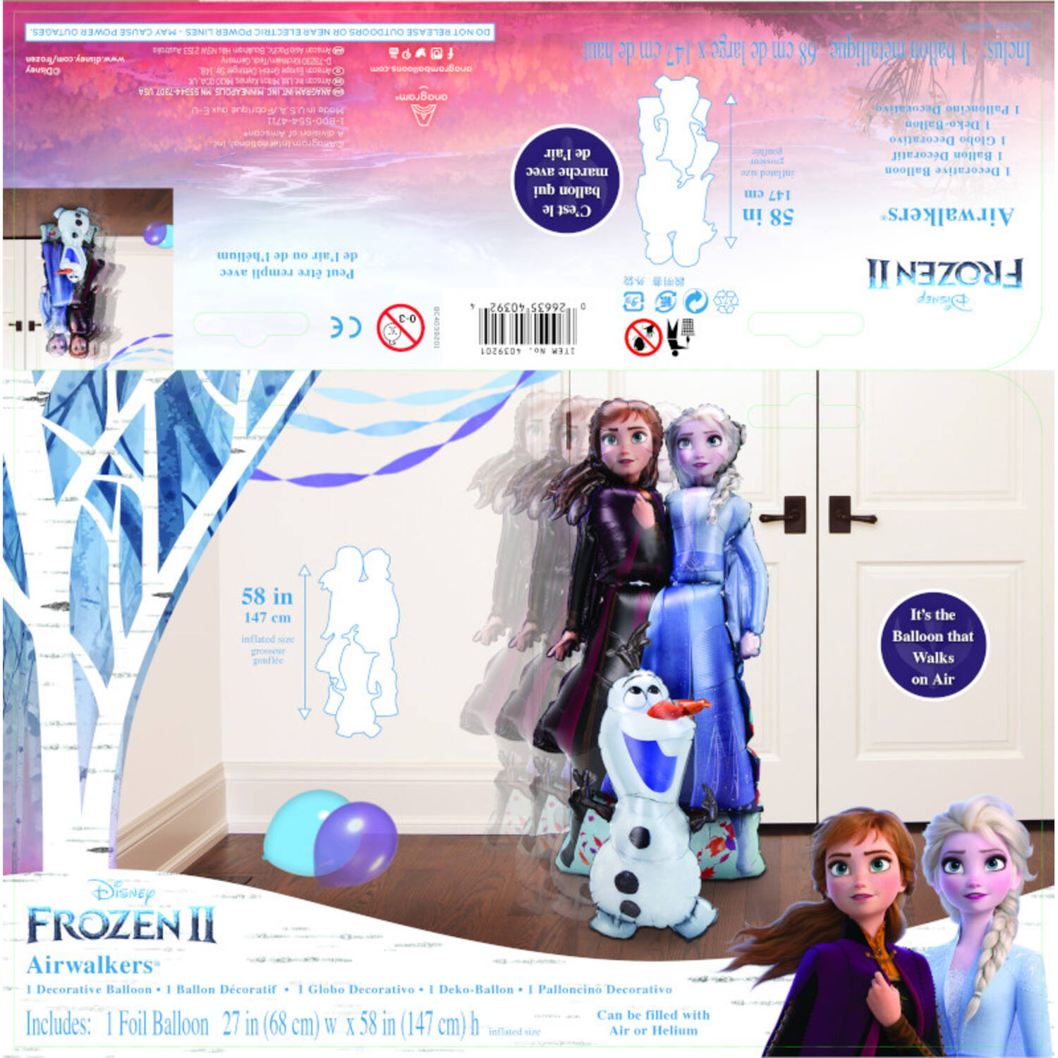 AirWalker® - Frozen 2 - 68 x 147 cm