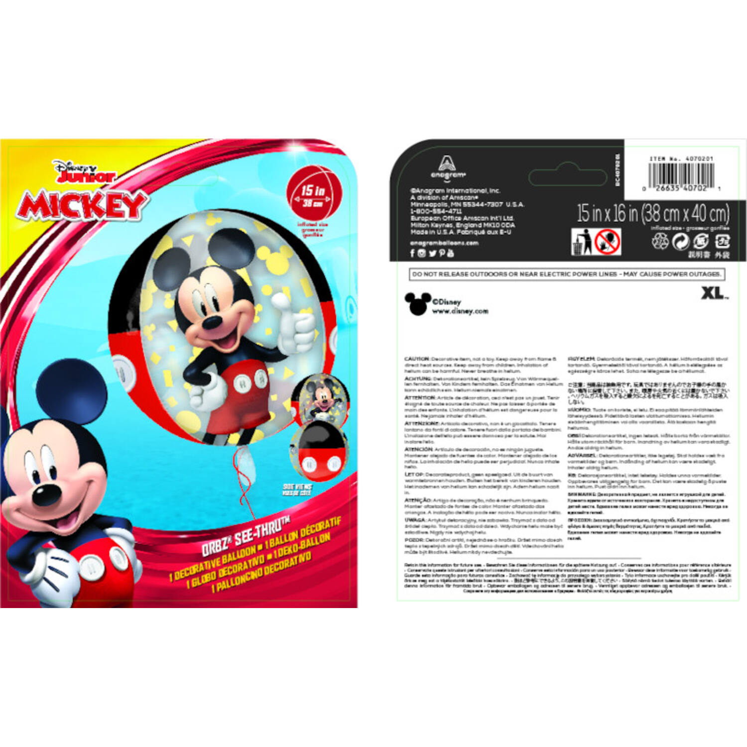 Orbz® - Mickey Mouse Forever - 38 x 40 cm