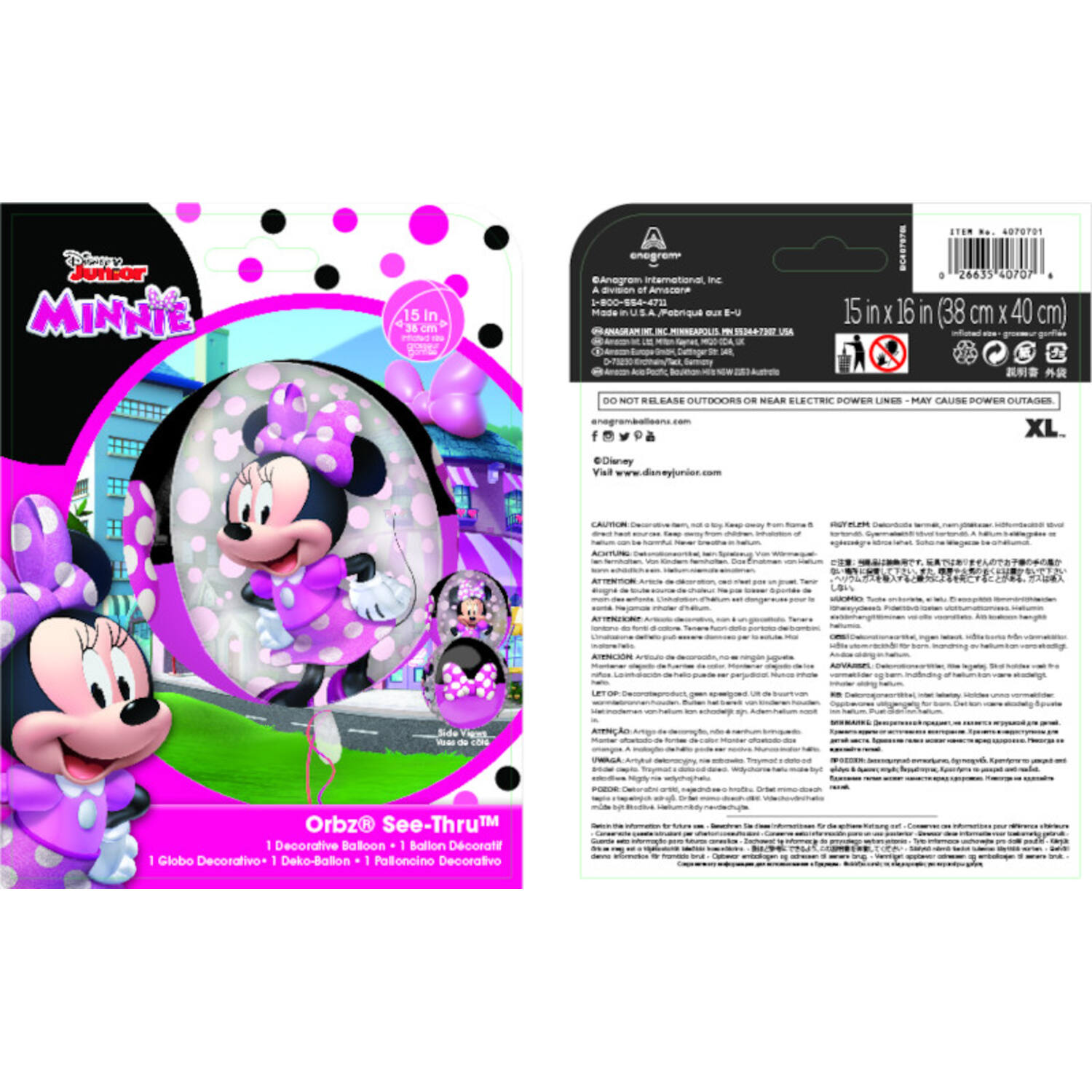 Orbz® - Minnie Mouse Forever - 38 x 40 cm