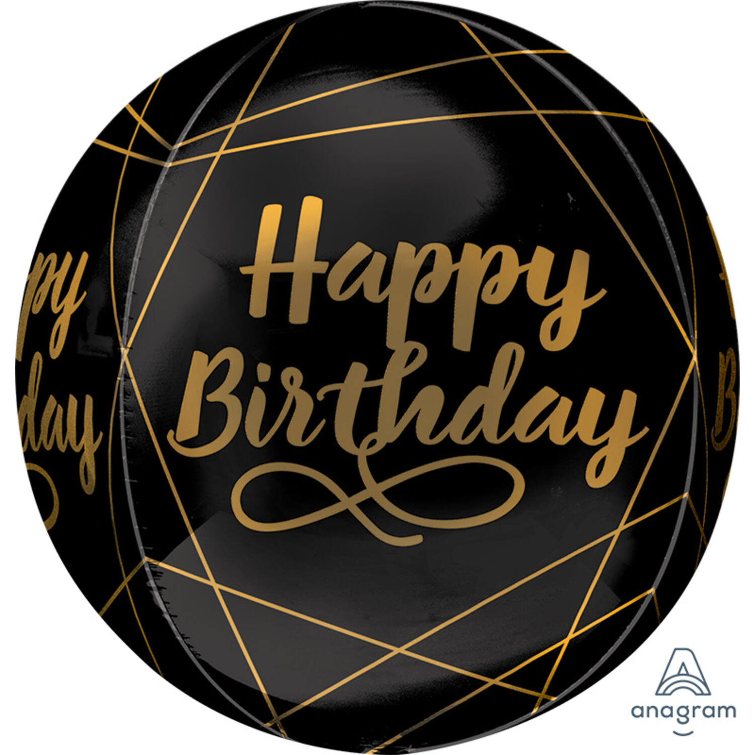 Orbz Elegant Birthday 38x40cm