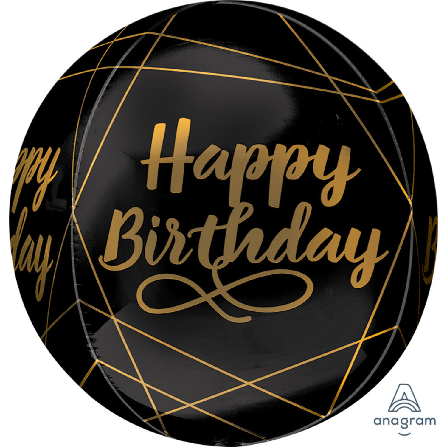 Orbz Elegant Birthday 38x40cm