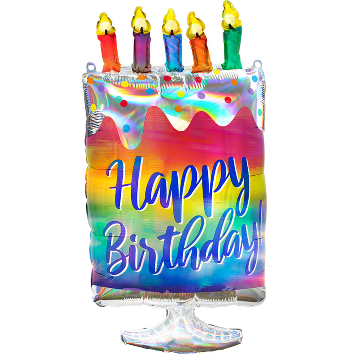 Shape Holo Iridescent Cake 38x76cm