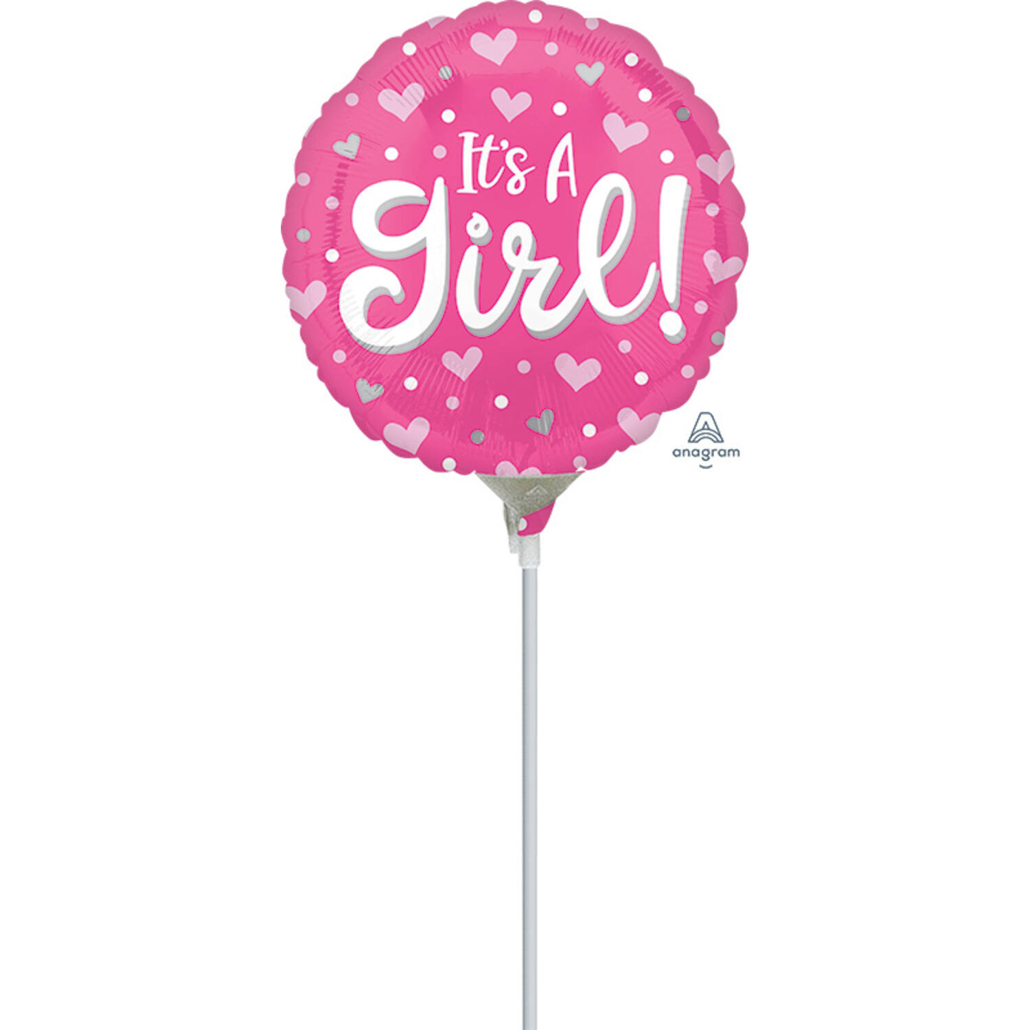 Foil Balloon - Mini - "It's A girl!" - 23 cm