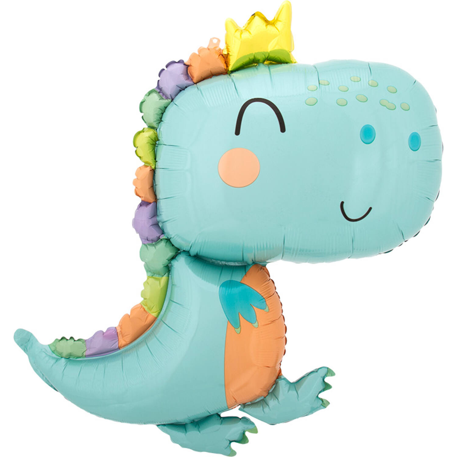 Foil Balloon - Shape - Babysaurus- Turquoise - 76 x 78 cm