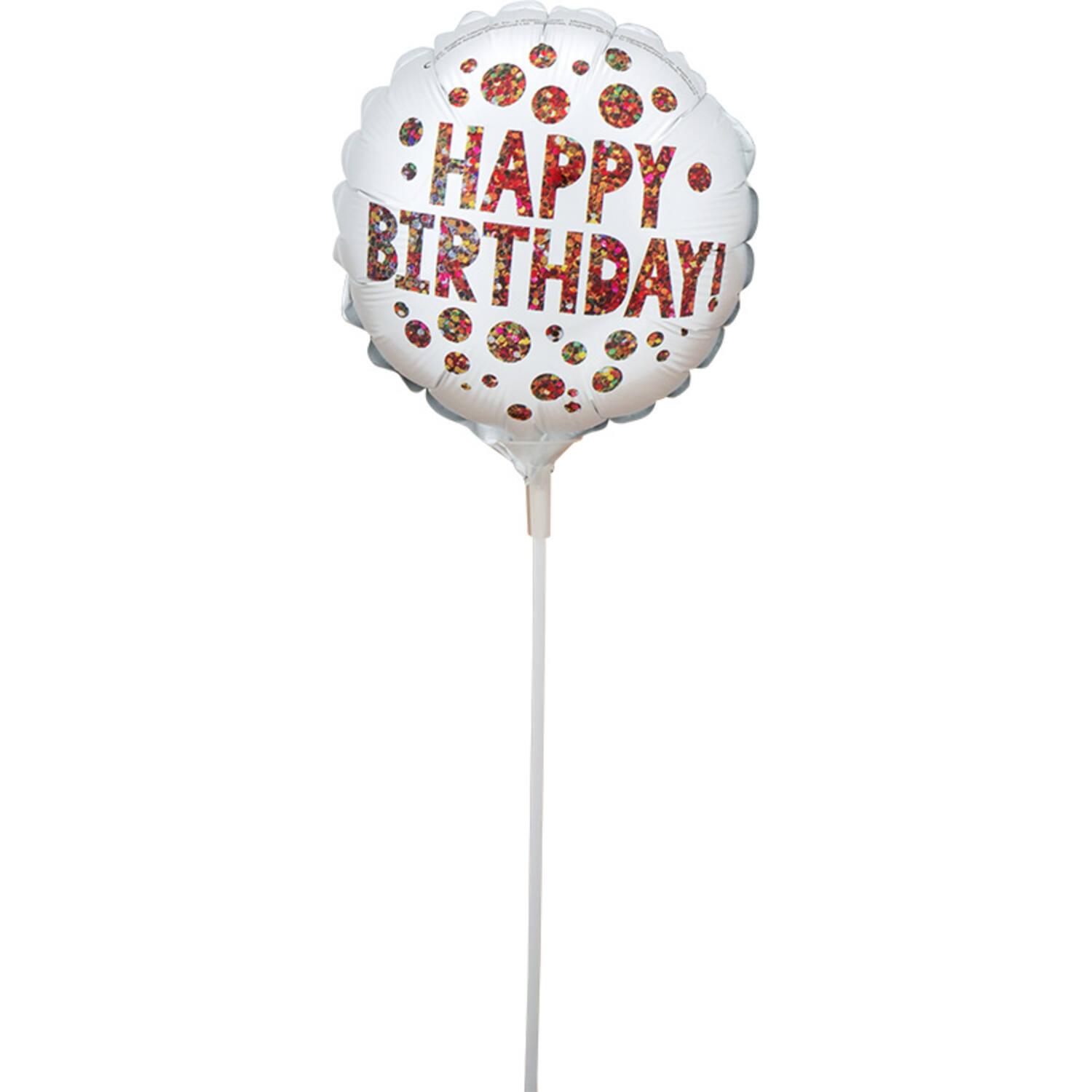 9in/23cm Stn Bday Sequins Bulk