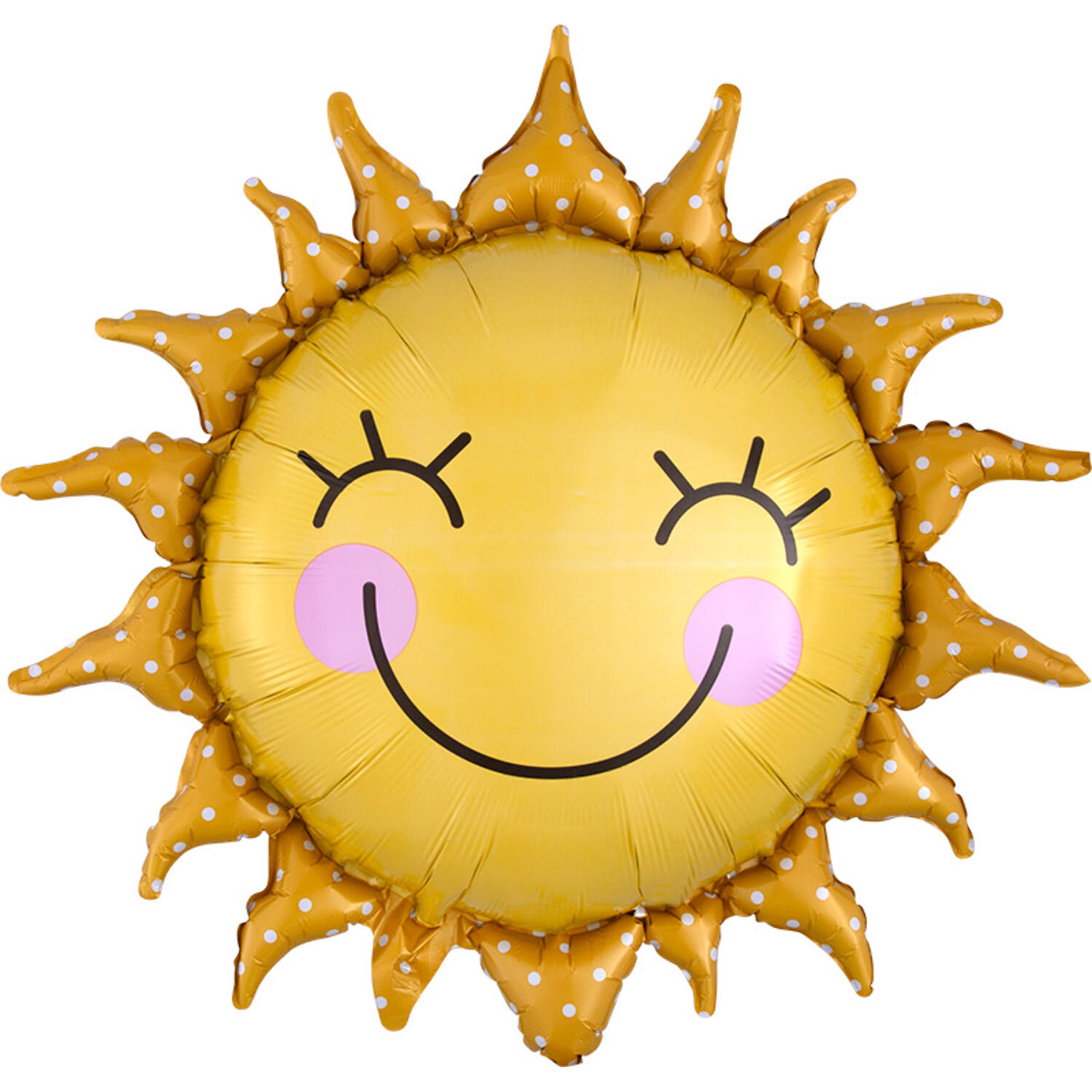 Foil Balloon - Shape - Sun - Yellow - 74 x 71 cm