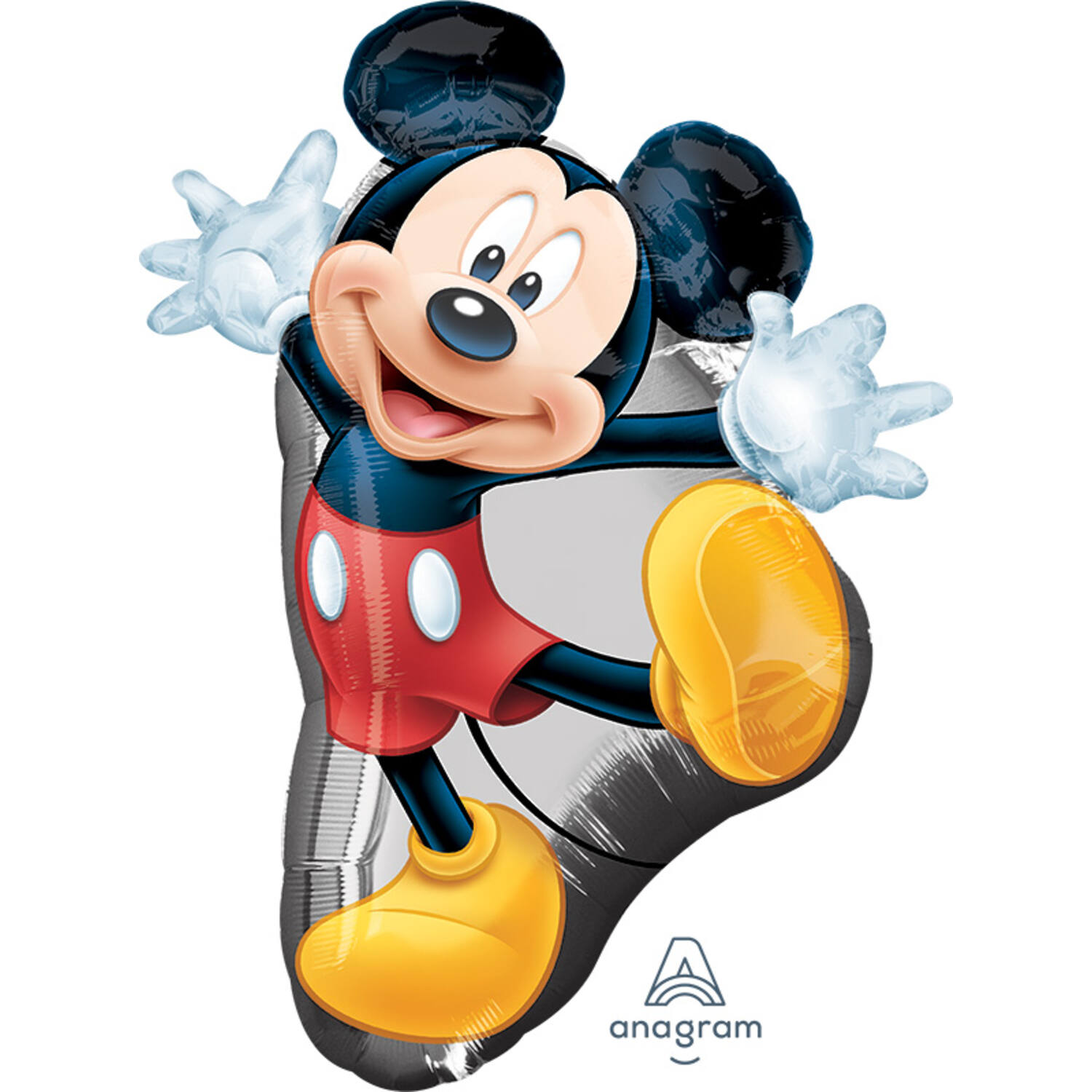 Foil Balloon - Shape - Mickey Mouse full body - 55 x 78 cm