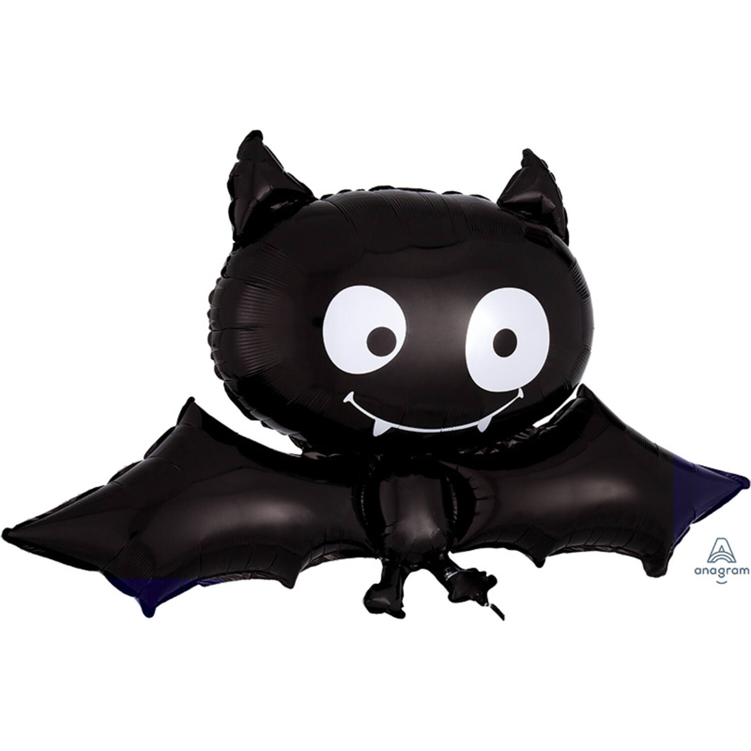 Foil Balloon - Shape - Bat - Black - 104 x 60 cm