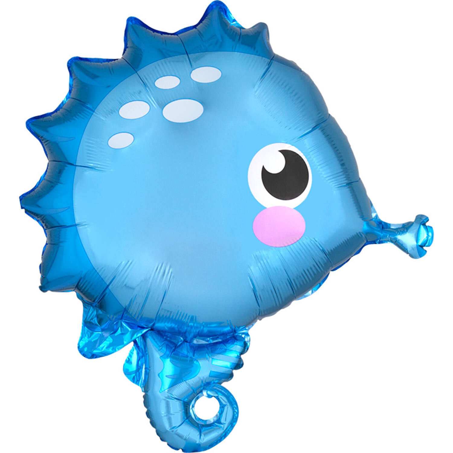 Foil Balloon - Shape - Seahorse - Blue - 48 x 53 cm