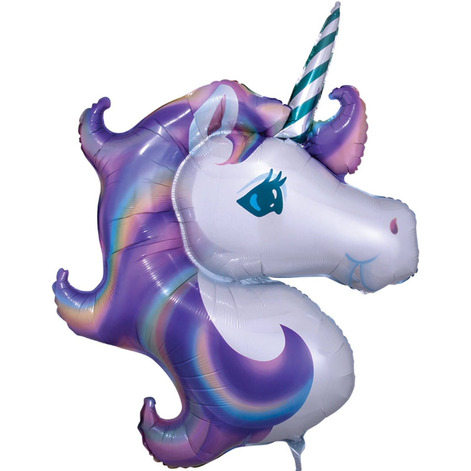 Foil Balloon - Shape - Unicorn - Pastel - 83 x 73 cm