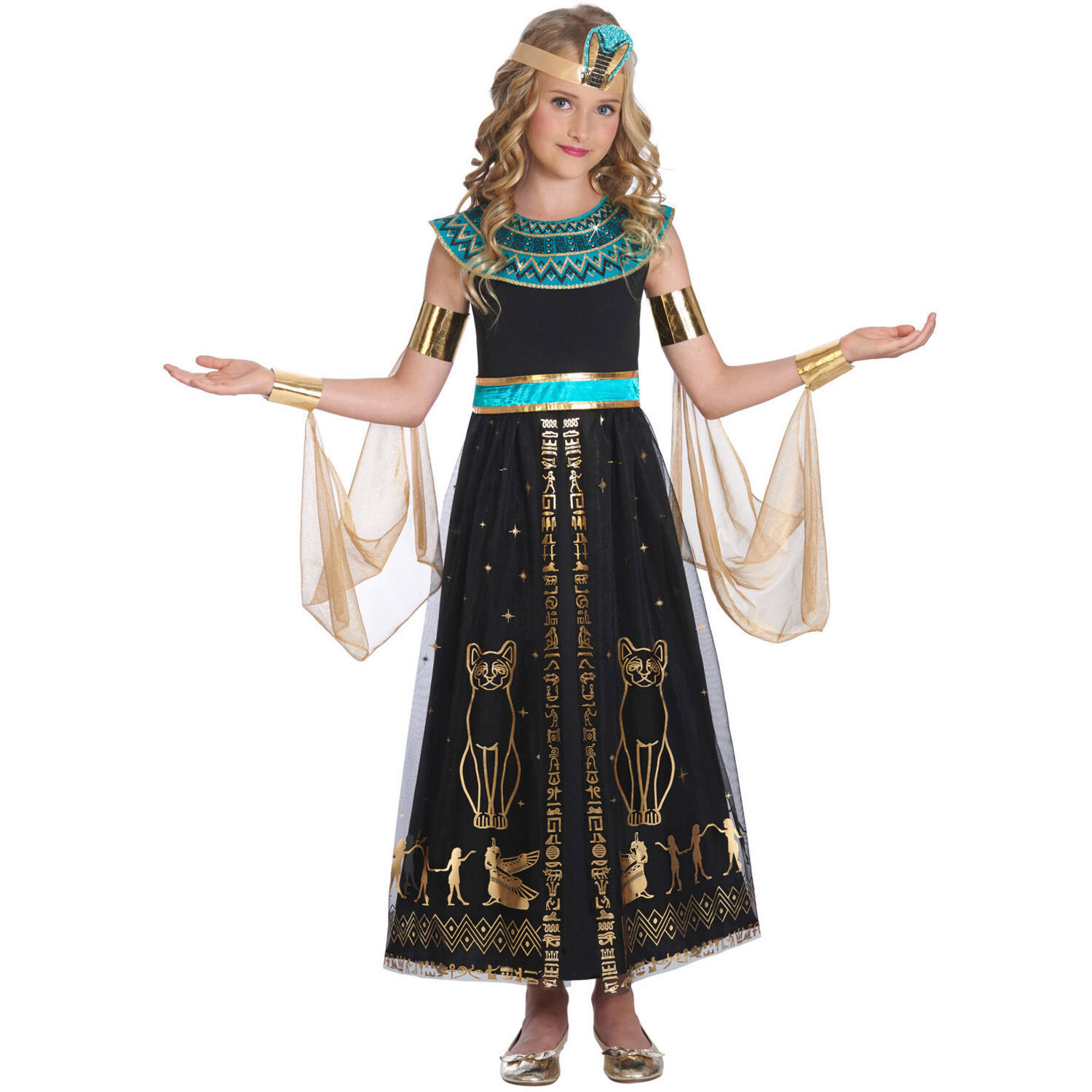 Child Costume Dazzling Cleo Age 8 - 10 Years