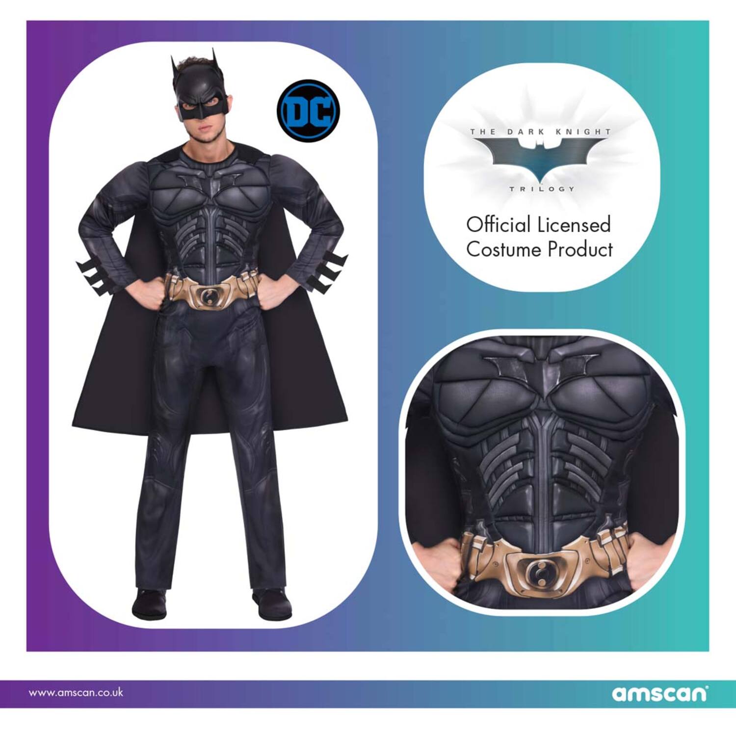 Adult Costume Dark Knight Rises Men XL