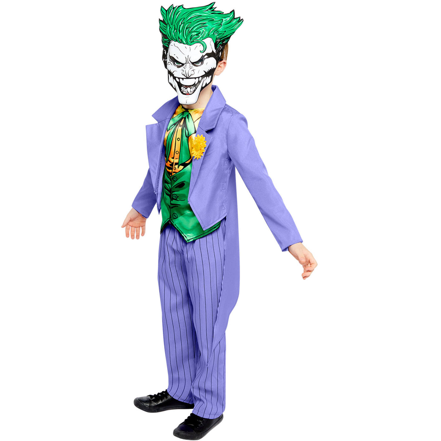 Child Costume Joker Comic 10-12 yrs