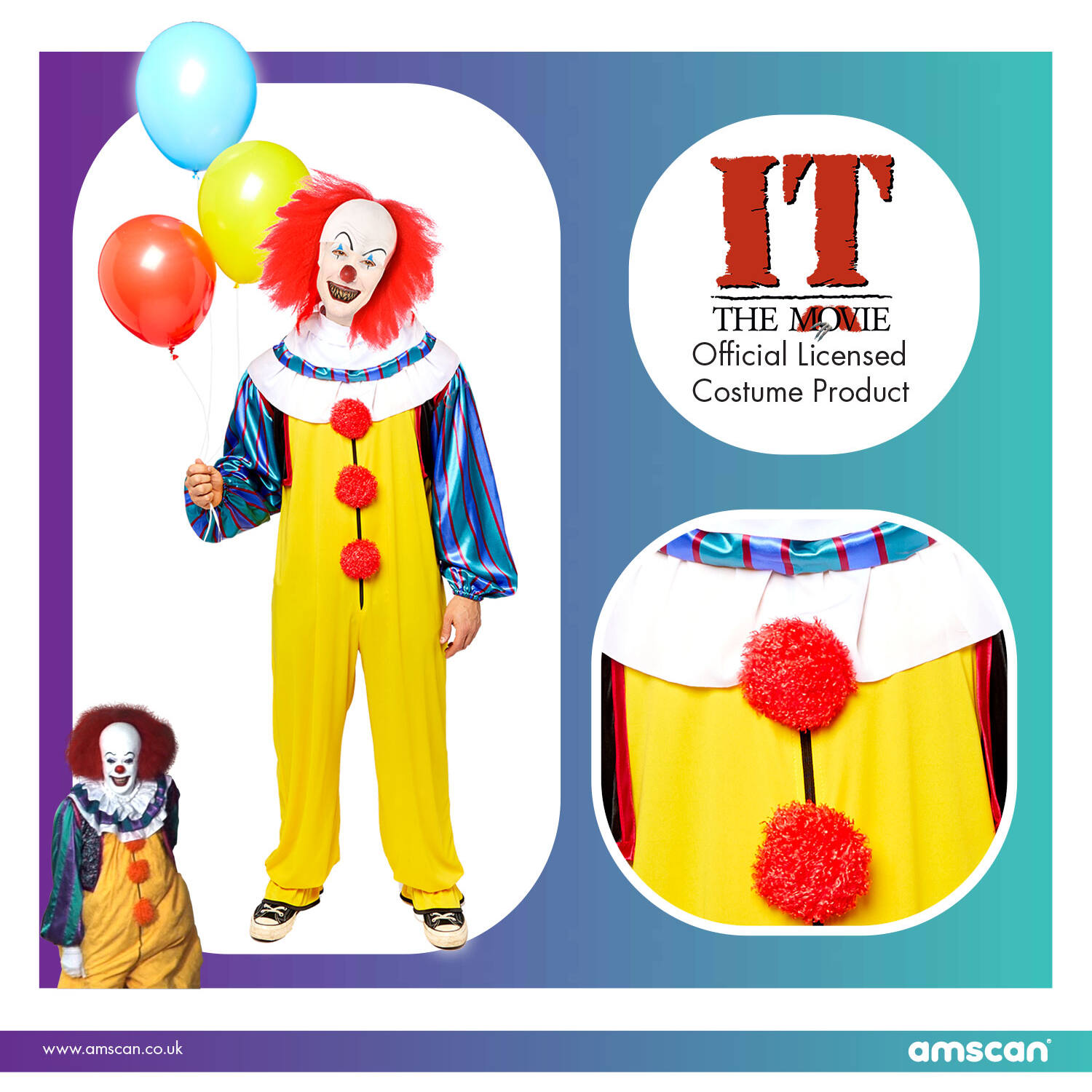 Adult Costume IT Classic Size Standard