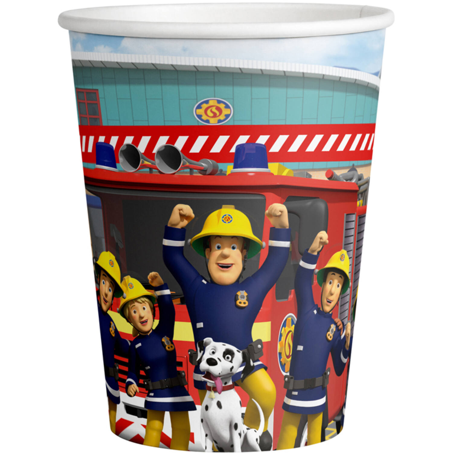 8 Cups Fireman Sam Paper 250 ml