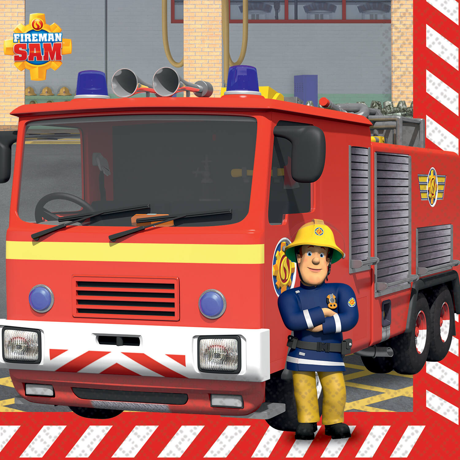 16 Napkins Fireman Sam 33 x 33 cm