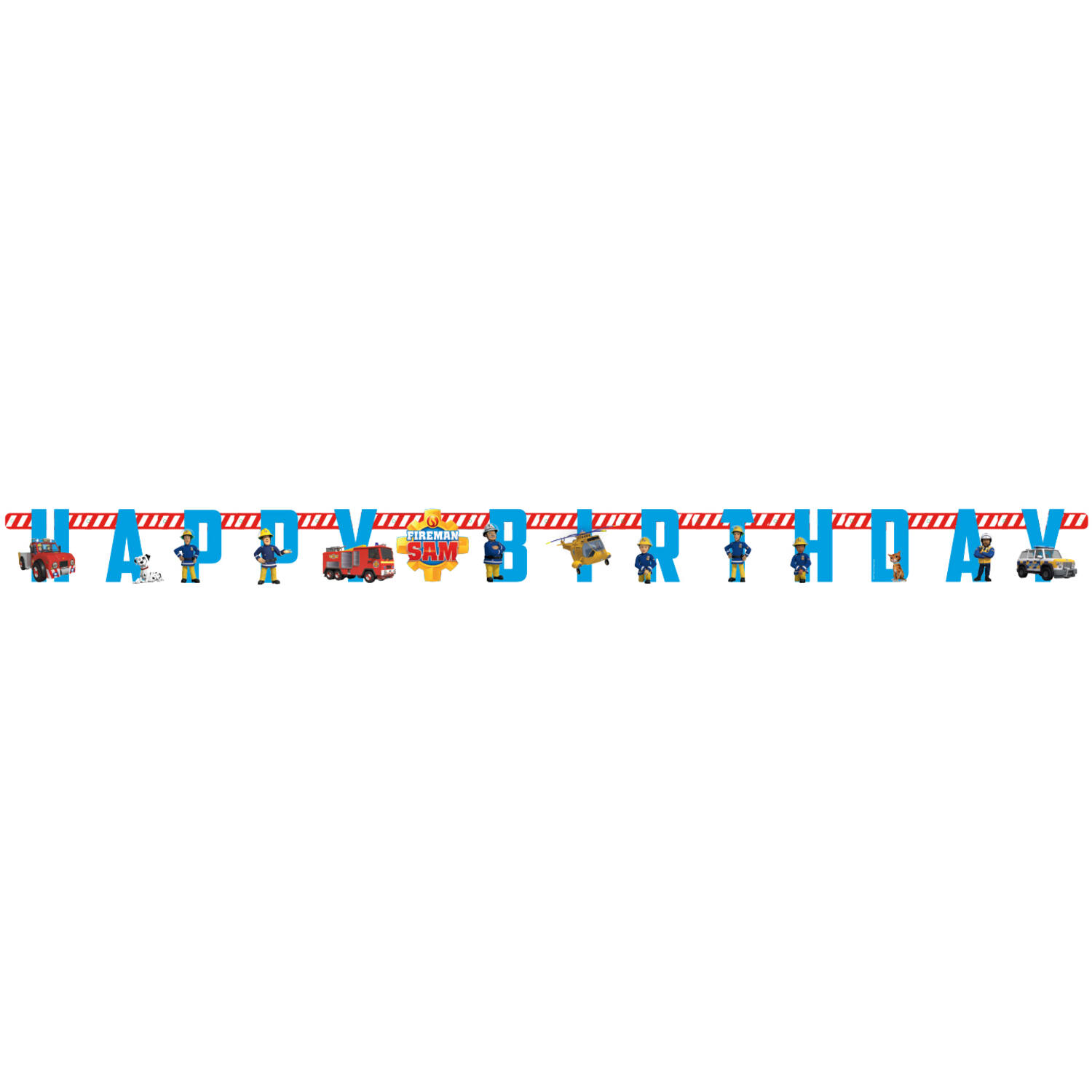 Letter Banner Fireman Sam Paper 180 x 15 cm